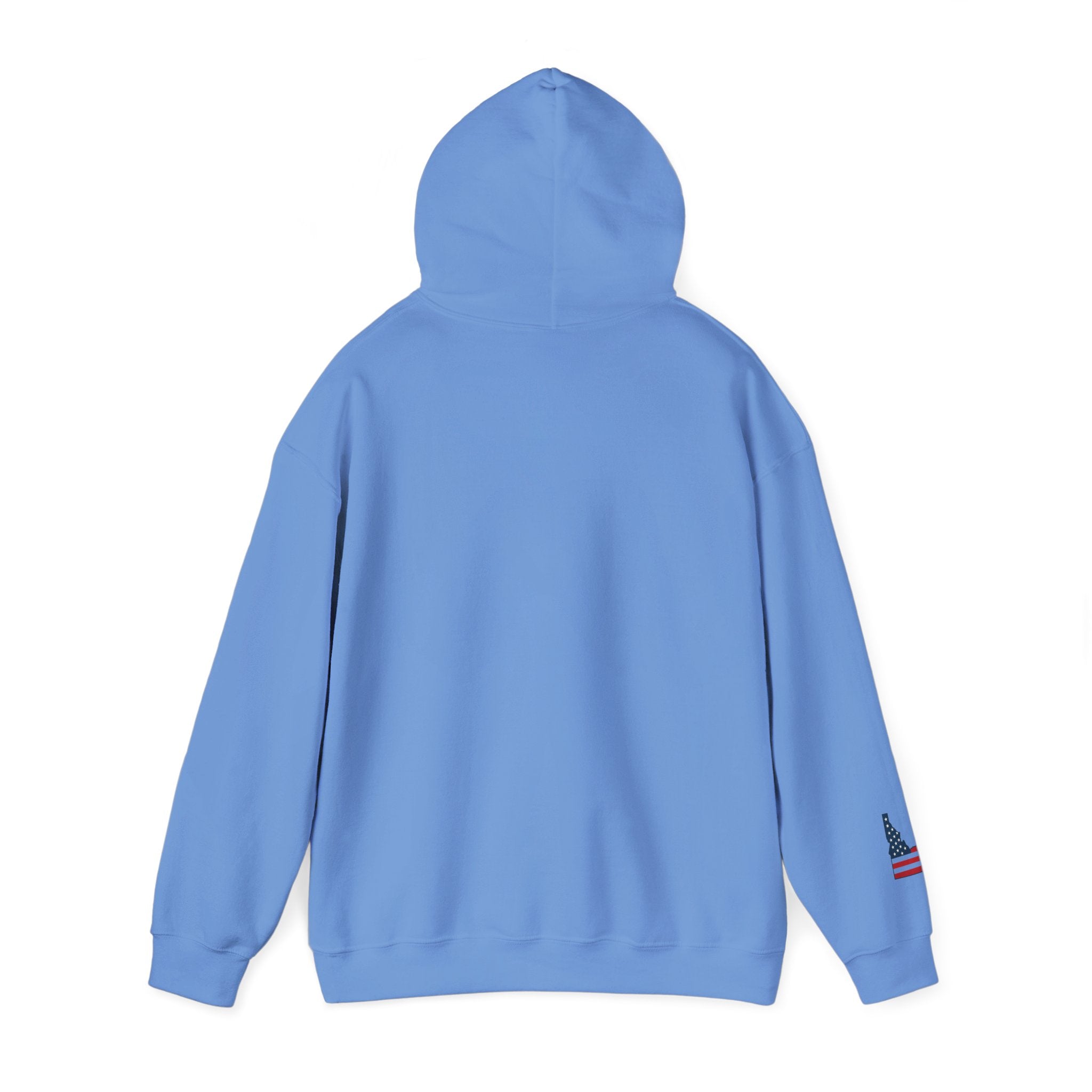 'Idaho American' Hoodie with Sleeve Logo