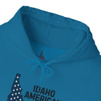 Idaho American Beauty Hoodie with Sleeve Logo