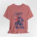 Idaho American Beauty Cowgirl Western T-Shirt