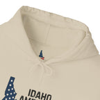 Idaho American Beauty Hoodie with No Sleeve Logo