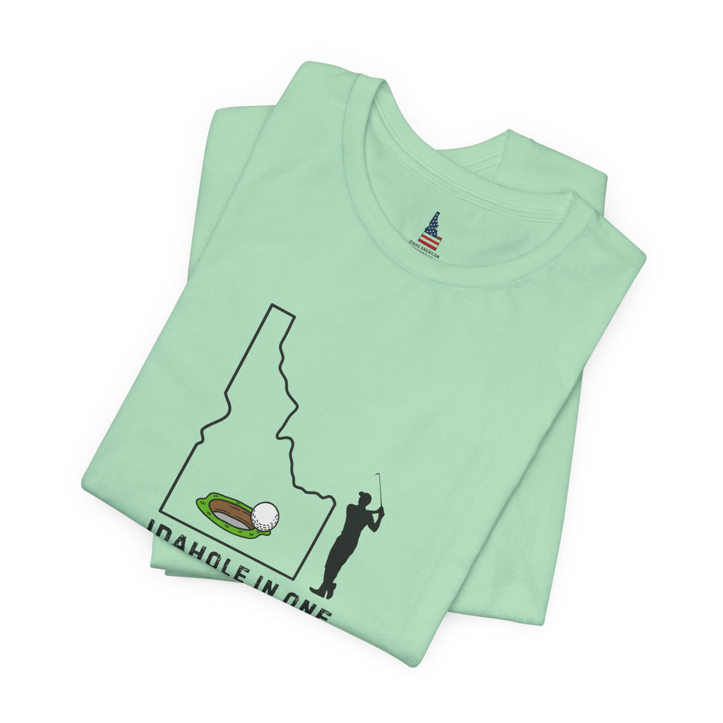 Idahole In One Men's Golf T-Shirt