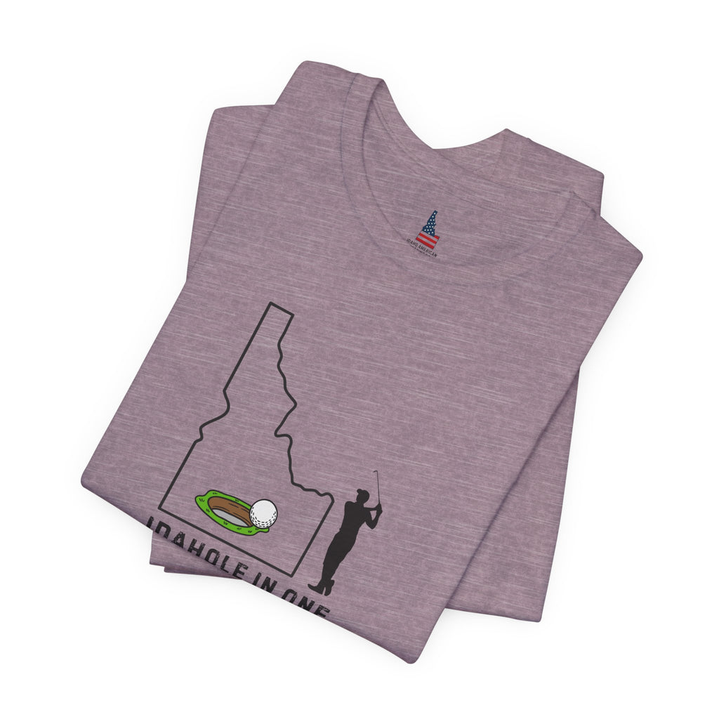 Idahole In One Men's Golf T-Shirt