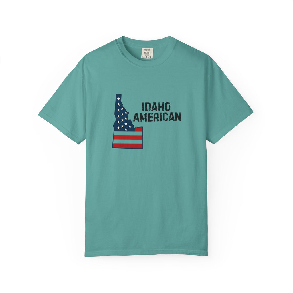 Idaho American T-Shirt with Logo on Back