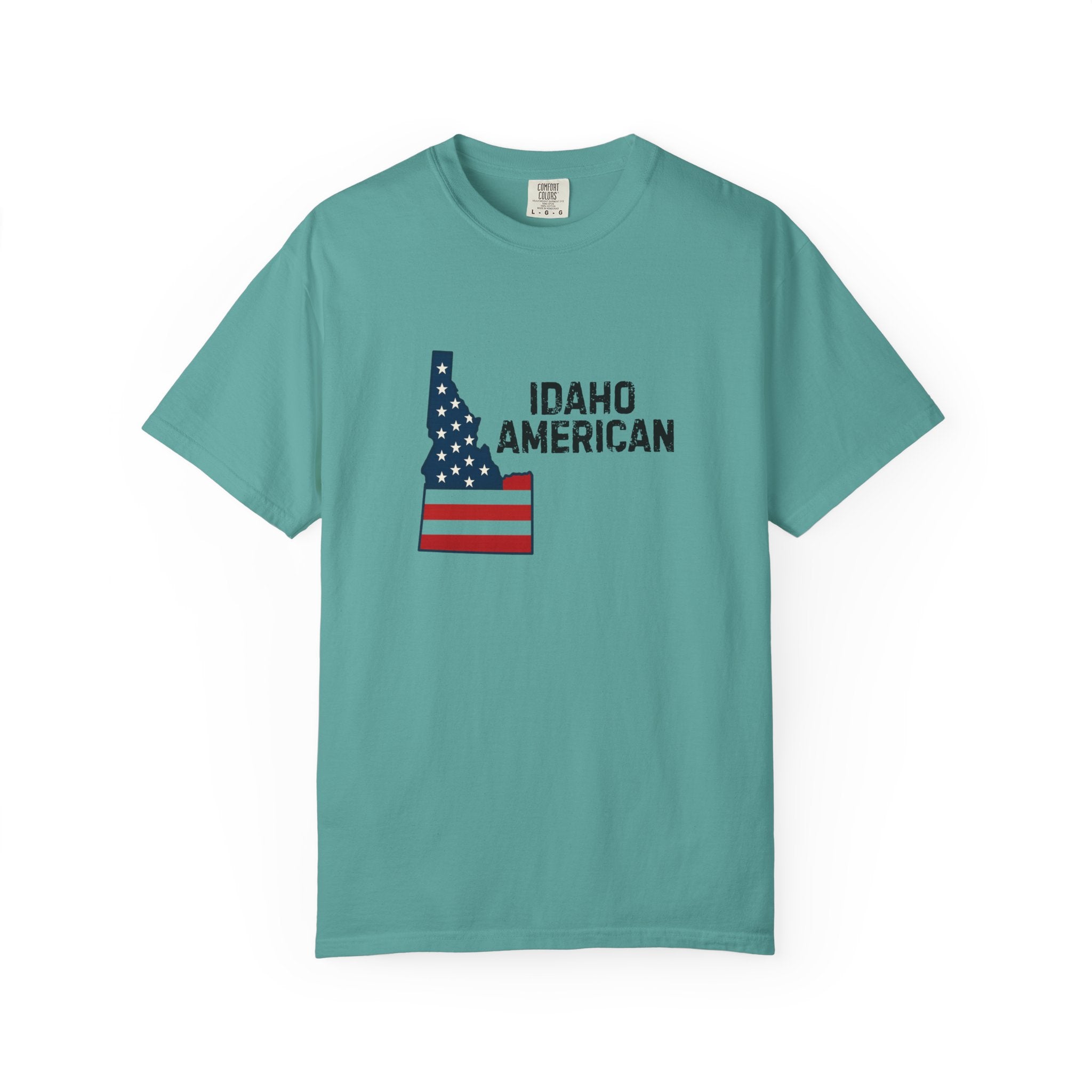 Idaho American T-Shirt with Logo on Back