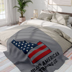 Idaho American Trading Co. Fleece Throw Blanket