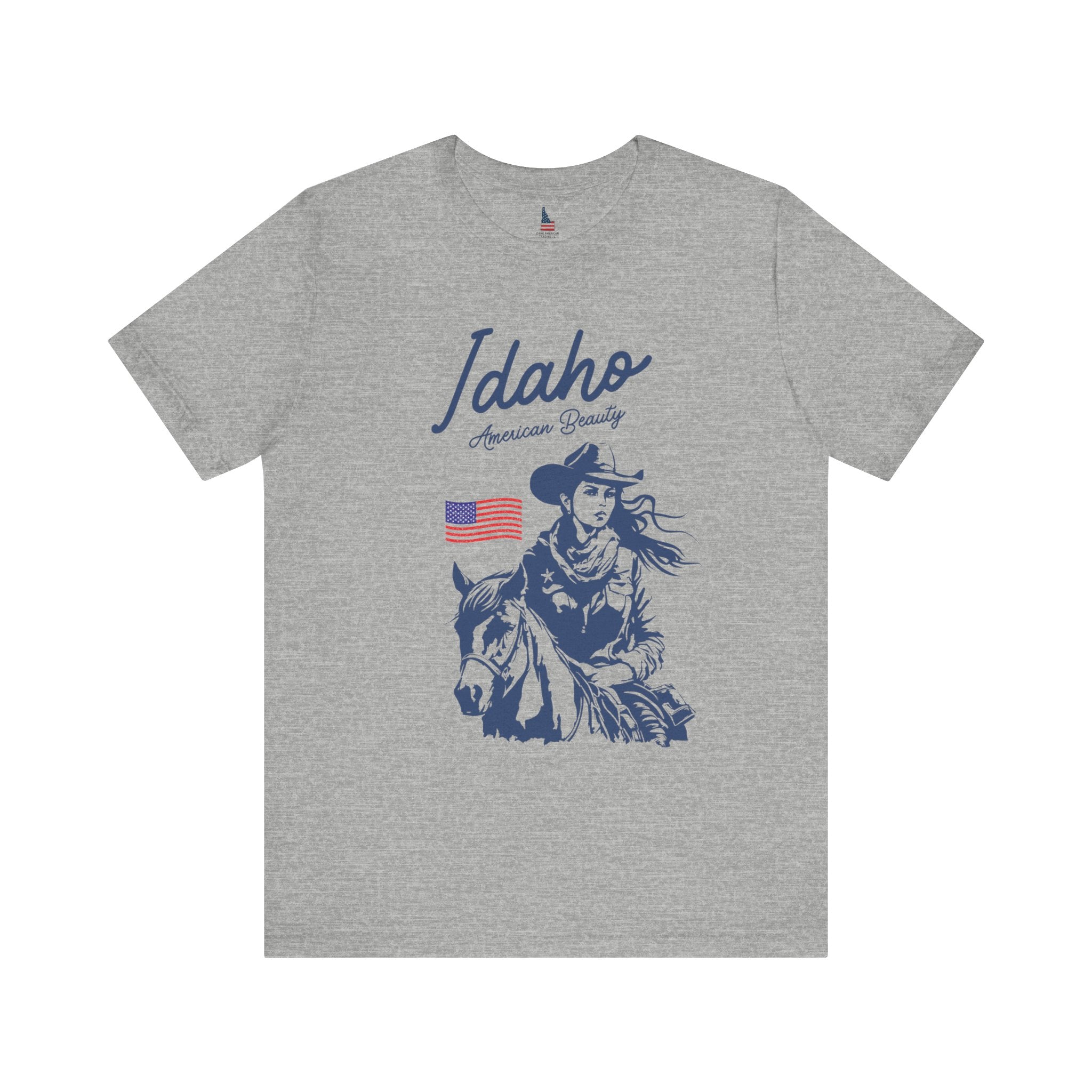 Idaho American Beauty Cowgirl Western T-Shirt