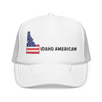 Idaho American Embroidered Trucker Hat