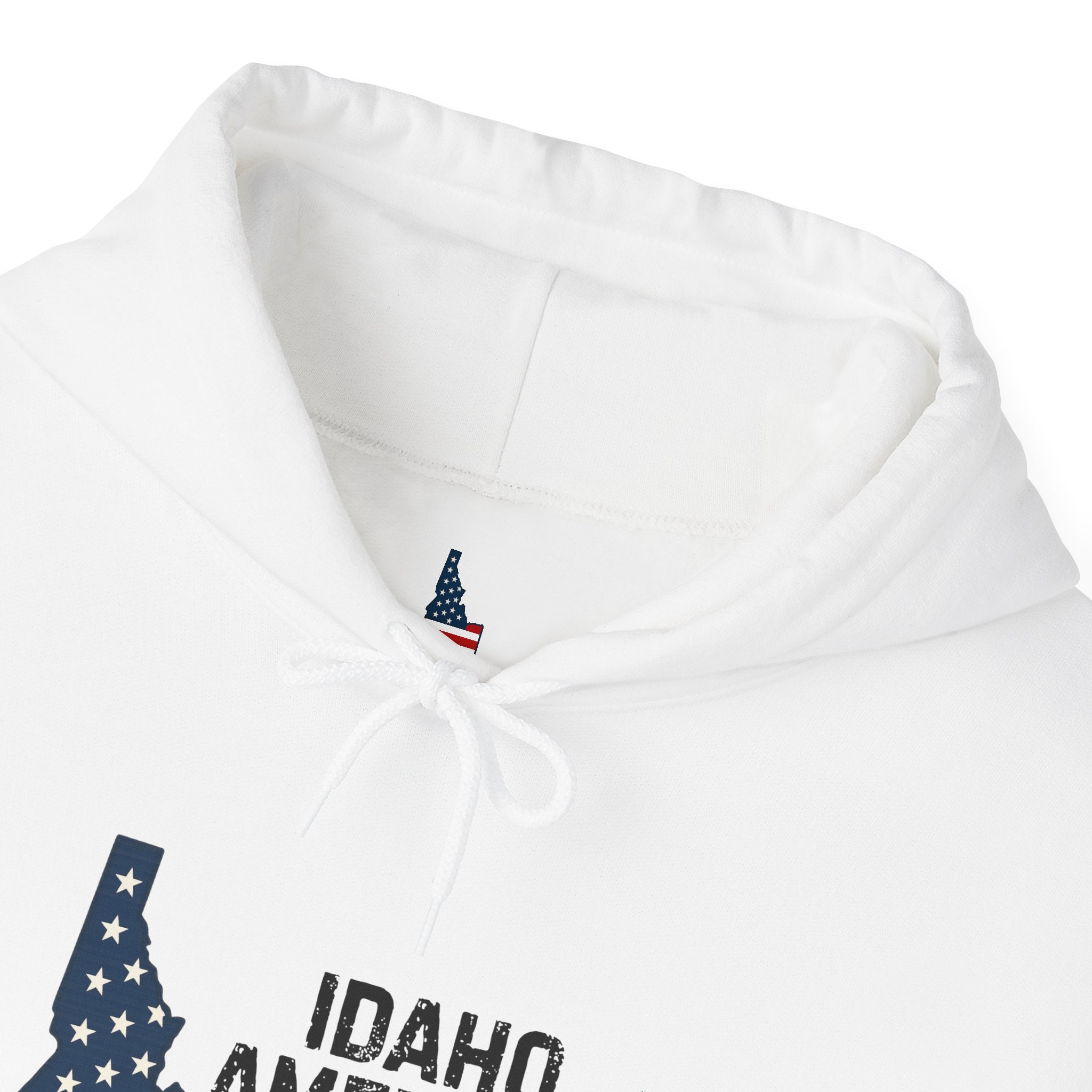 Idaho American Beauty Hoodie with No Sleeve Logo