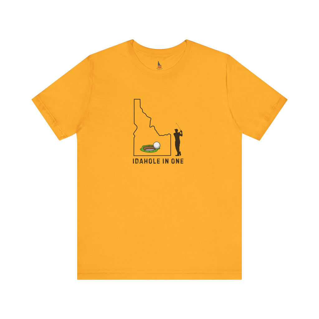 Idahole In One Men's Golf T-Shirt