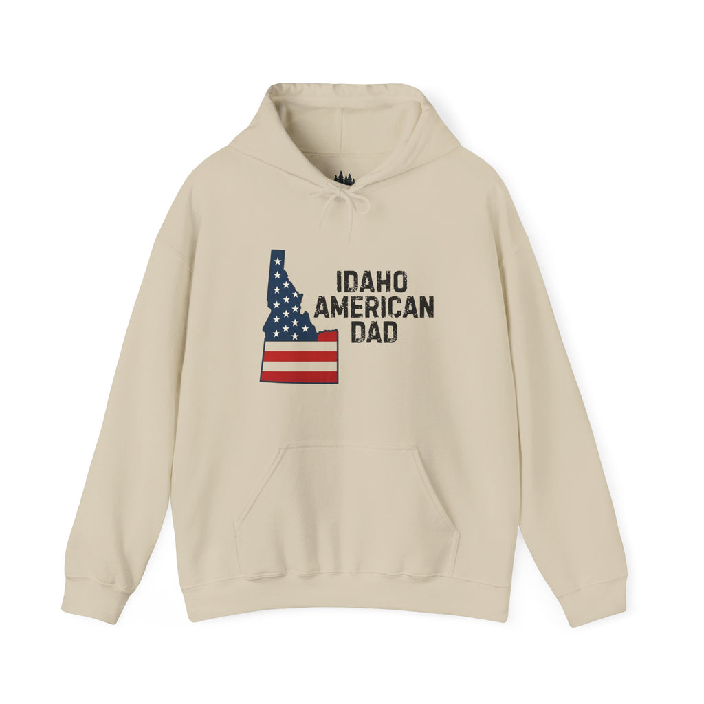 Idaho American Dad Hoodie No Sleeve Logo
