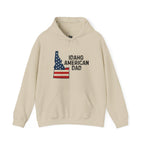 Idaho American Dad Hoodie No Sleeve Logo