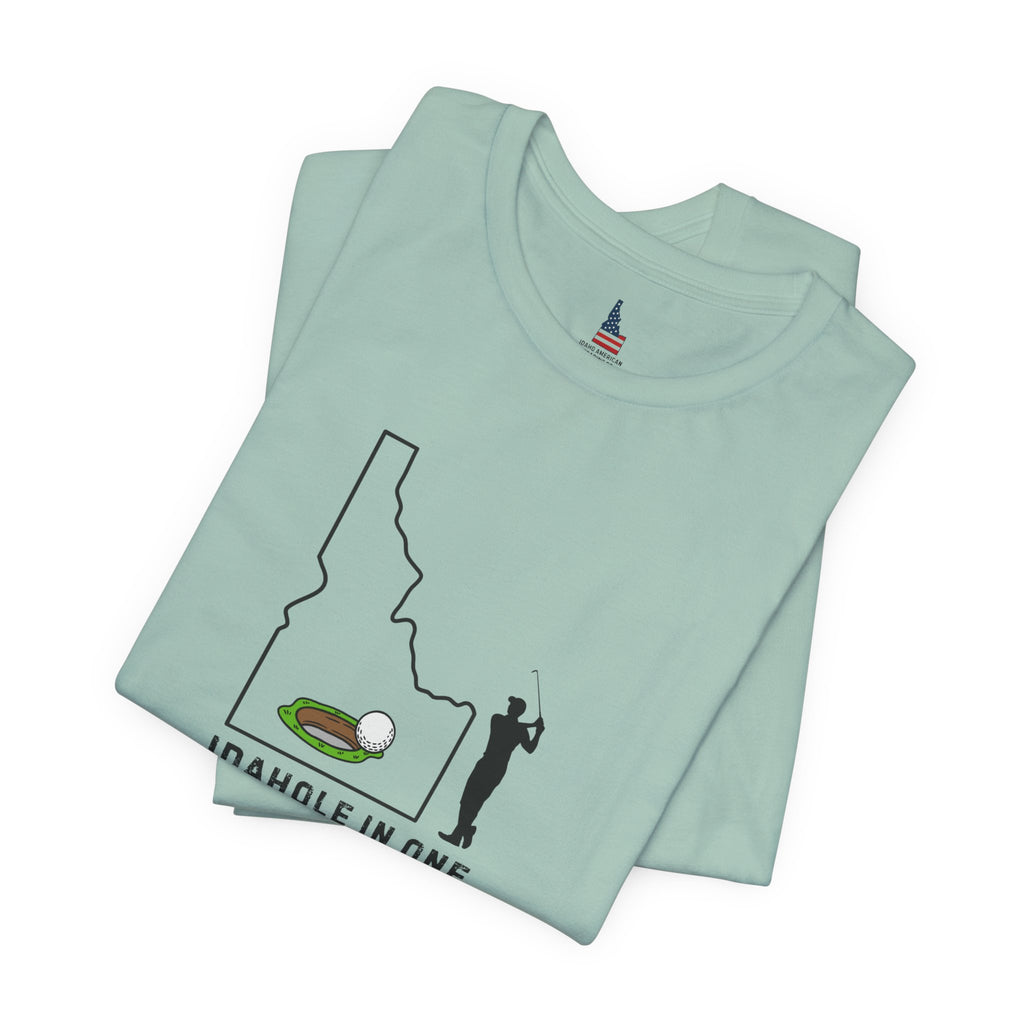 Idahole In One Men's Golf T-Shirt