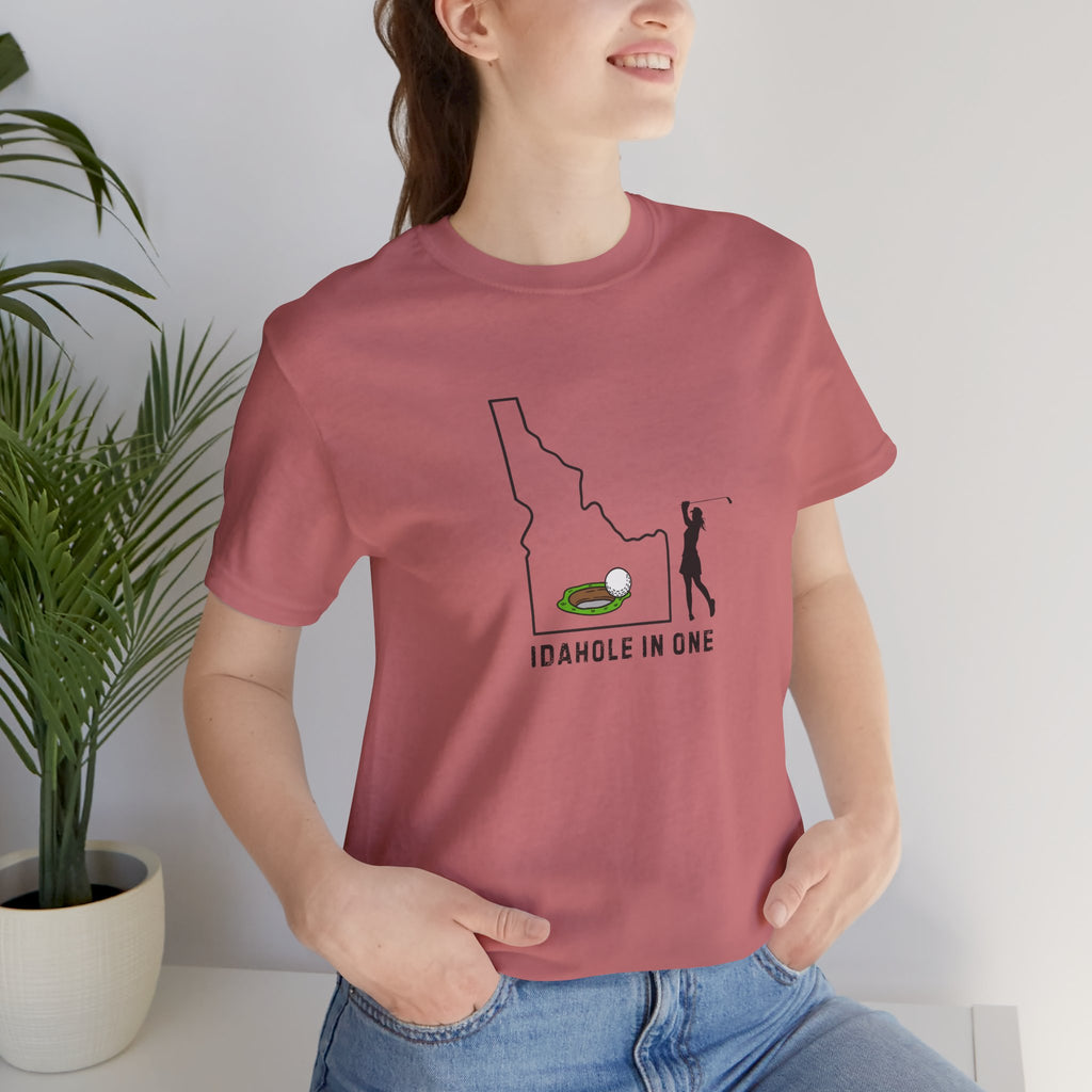 Idahole in One Women's Golf T-Shirt
