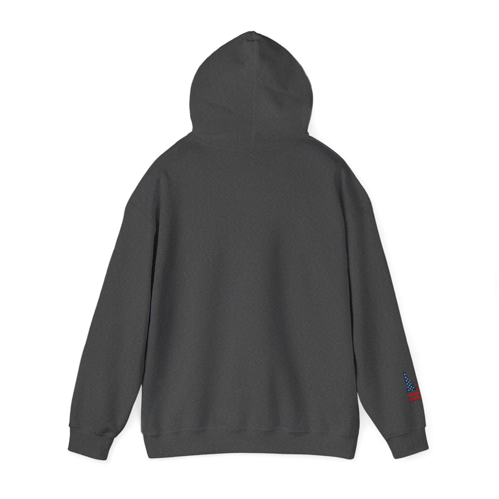 'Idaho American' Hoodie with Sleeve Logo