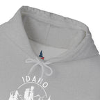 'Idaho American Patriot State of Mind' Hoodie with Sleeve Logo