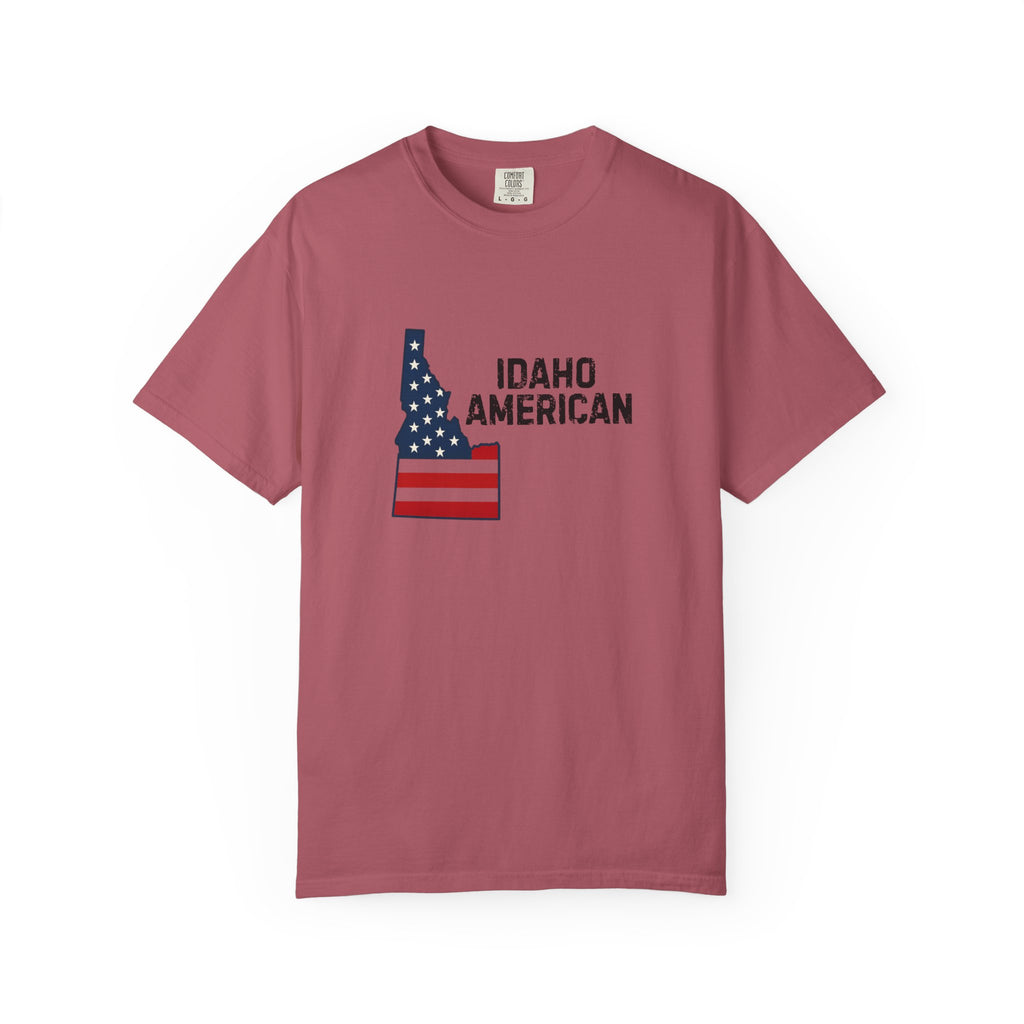 Idaho American T-Shirt with Logo on Back