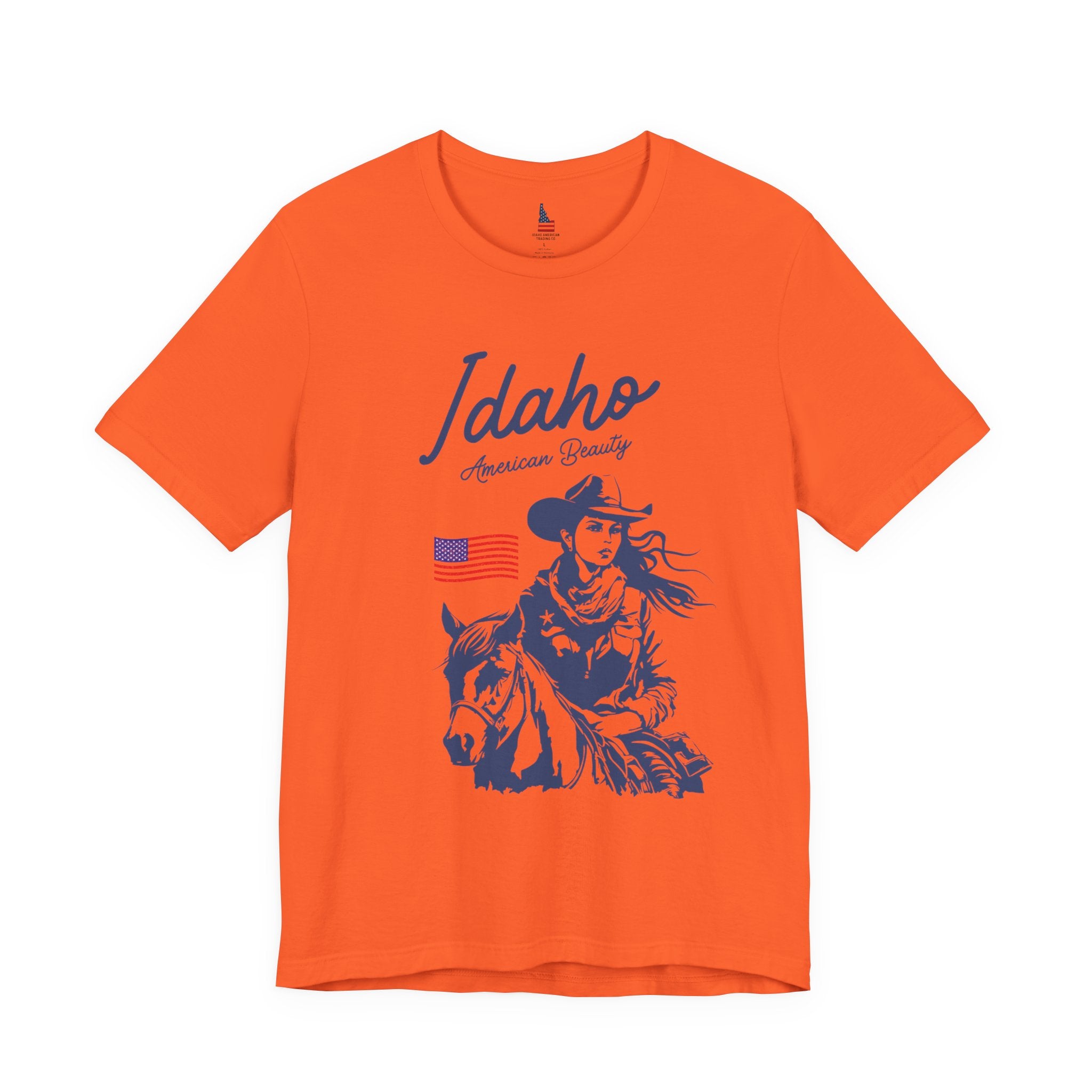 Idaho American Beauty Cowgirl Western T-Shirt