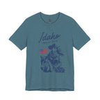 Idaho American Beauty Cowgirl Western T-Shirt