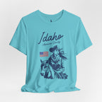 Idaho American Beauty Cowgirl Western T-Shirt