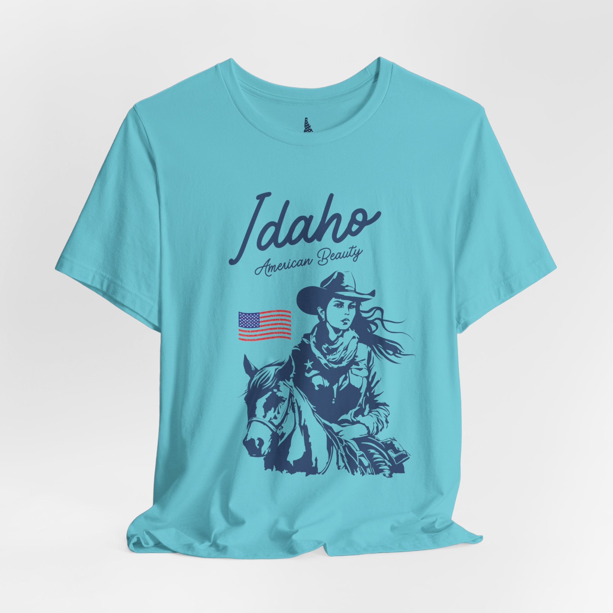 Idaho American Beauty Cowgirl Western T-Shirt