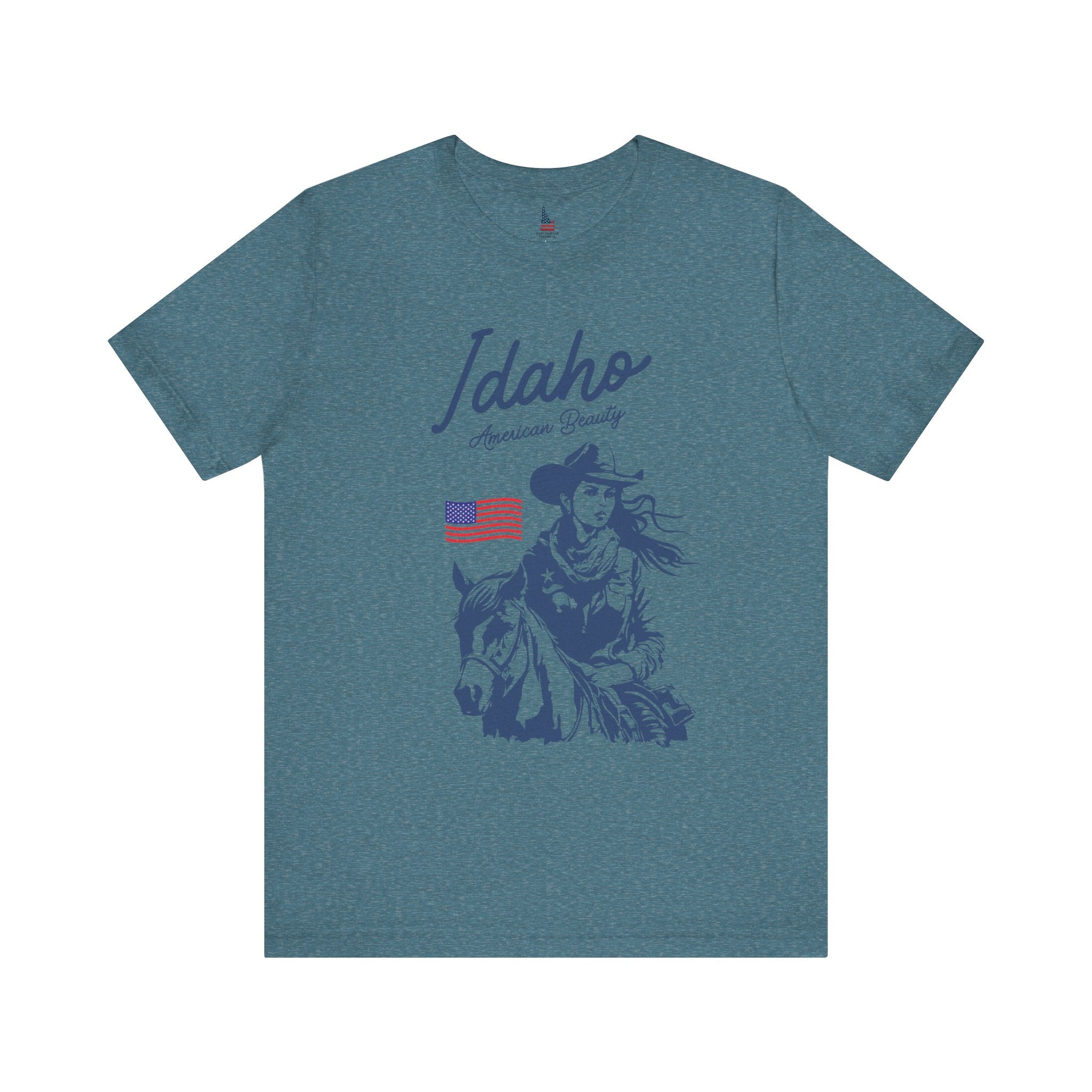 Idaho American Beauty Cowgirl Western T-Shirt
