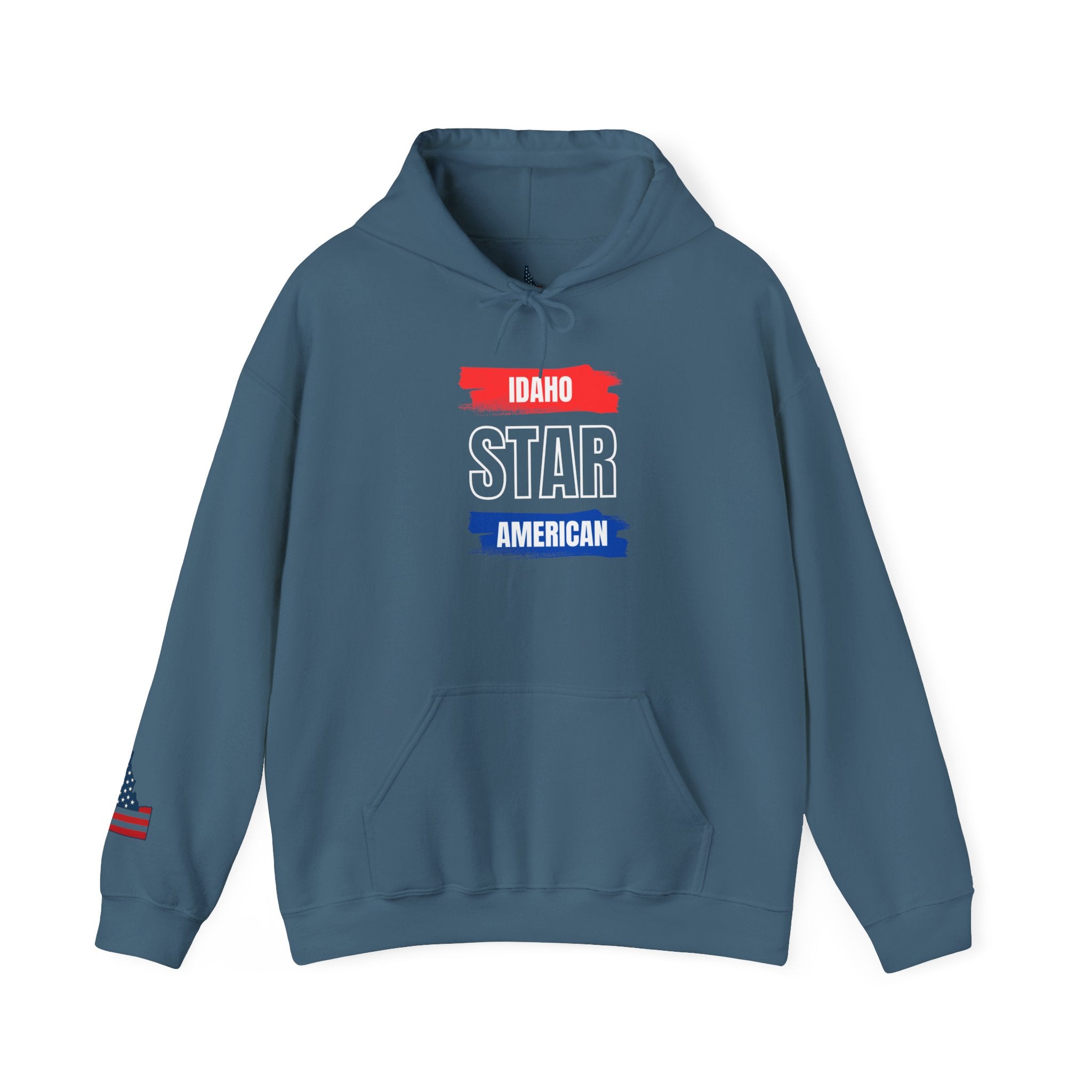 Idaho American 'Star' Hoodie with Sleeve Logo