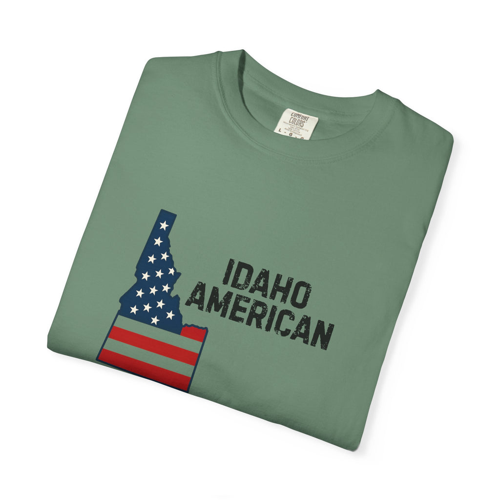 Idaho American T-Shirt with Logo on Back
