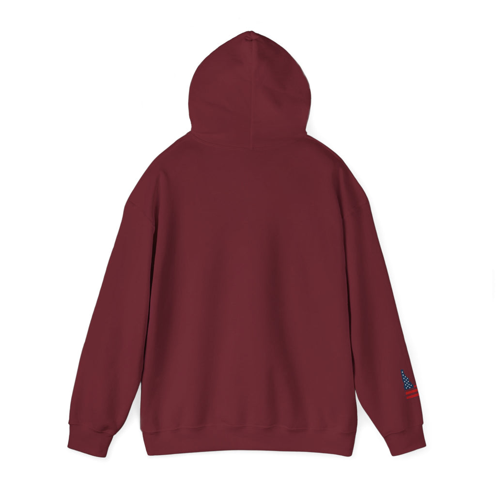 'Idaho American' Hoodie with Sleeve Logo