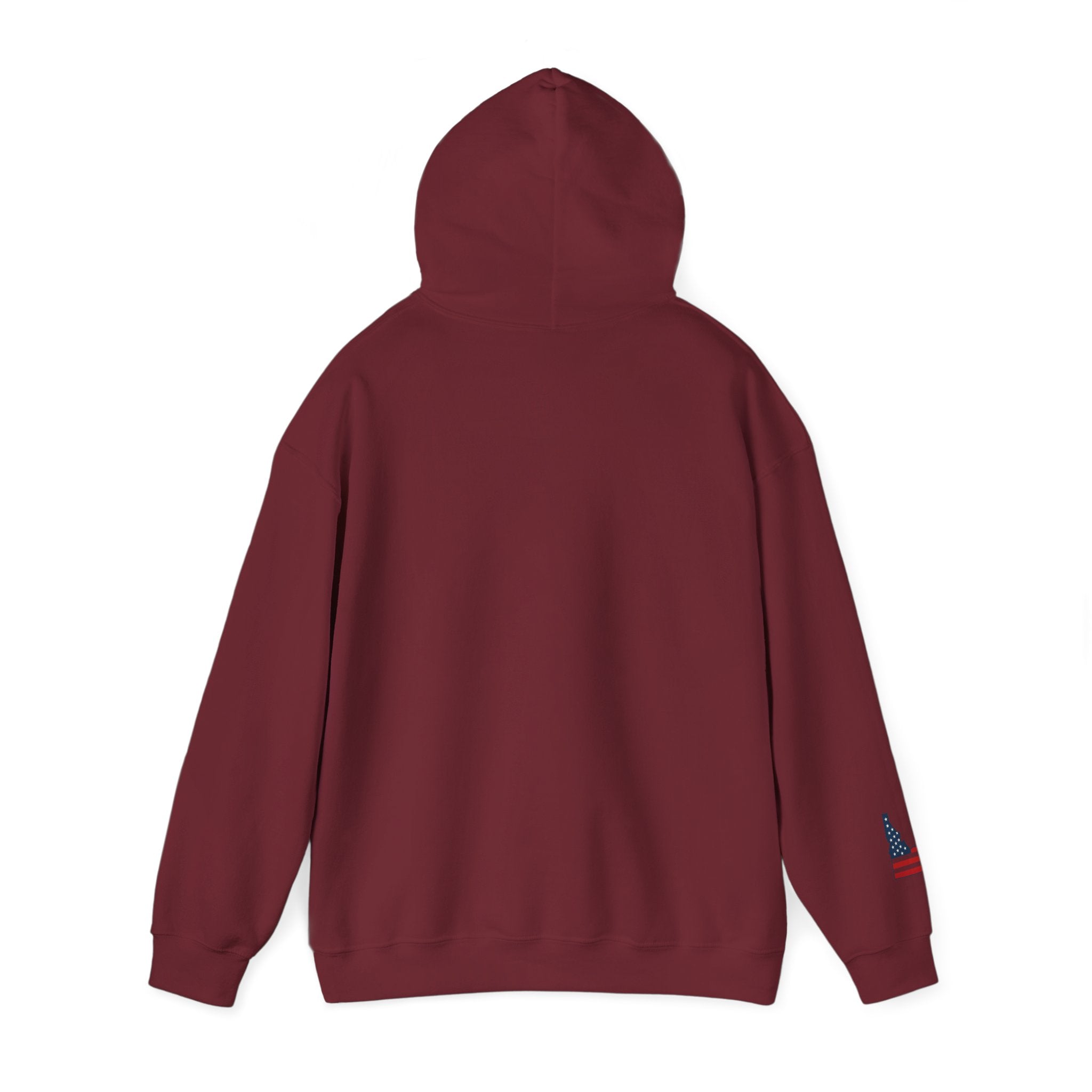 'Idaho American' Hoodie with Sleeve Logo