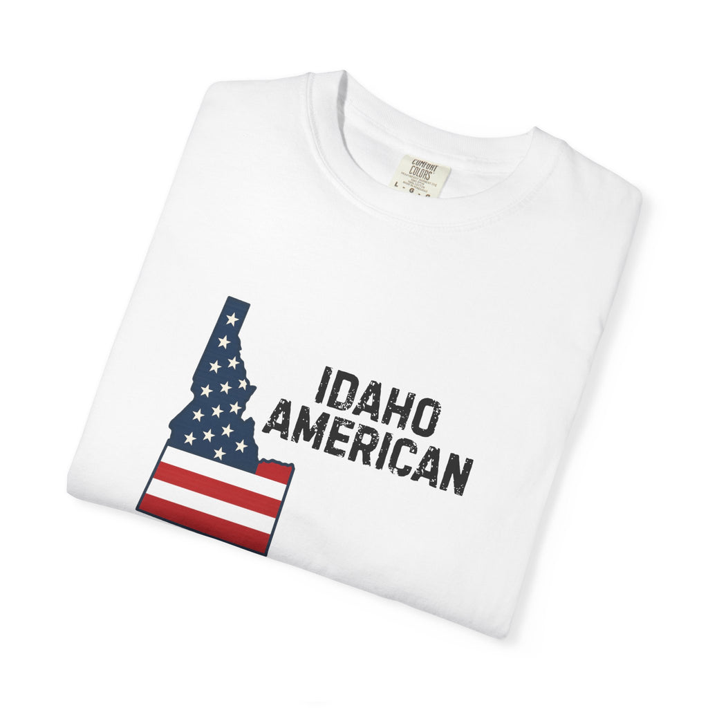 Idaho American T-Shirt with Logo on Back
