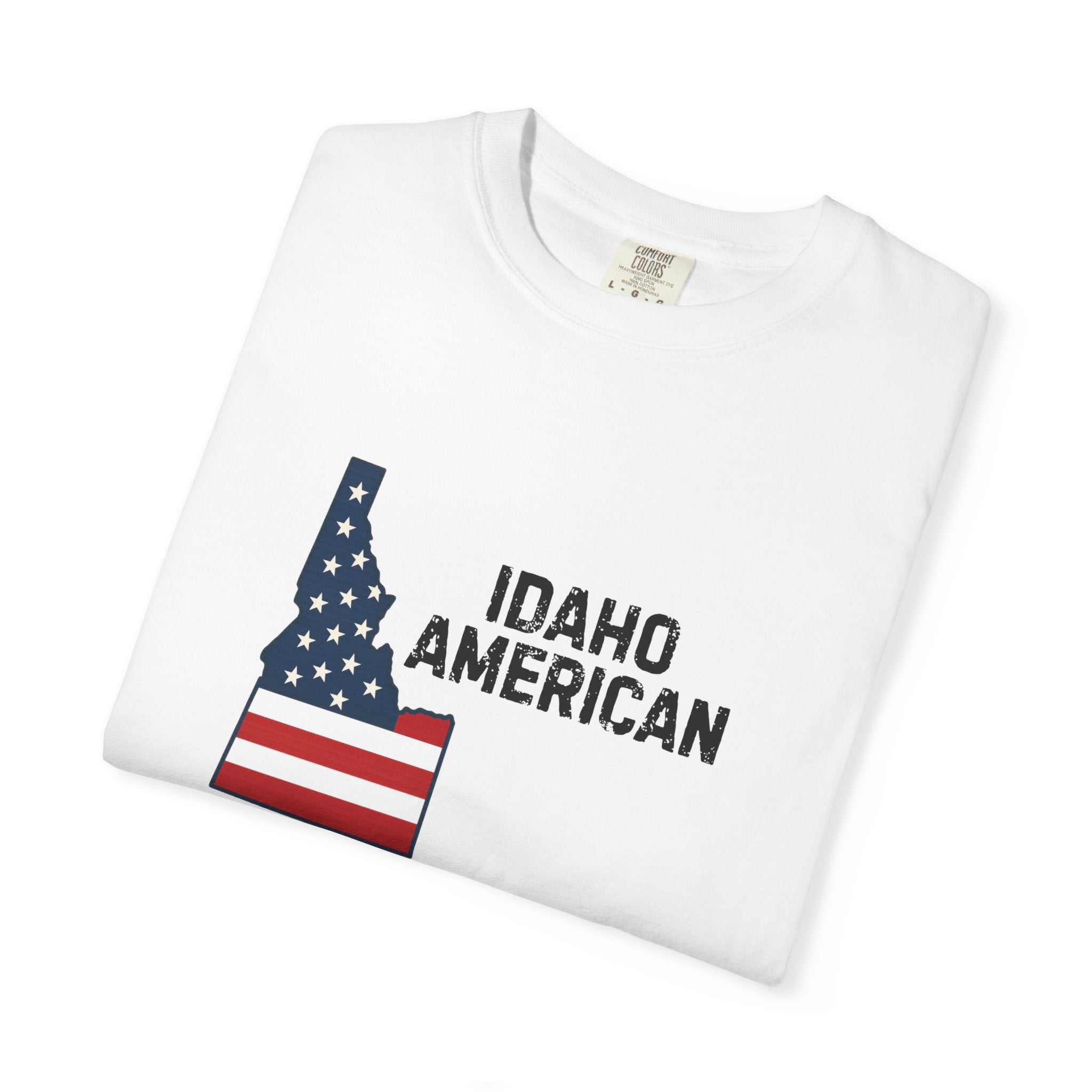 Idaho American T-Shirt with Logo on Back