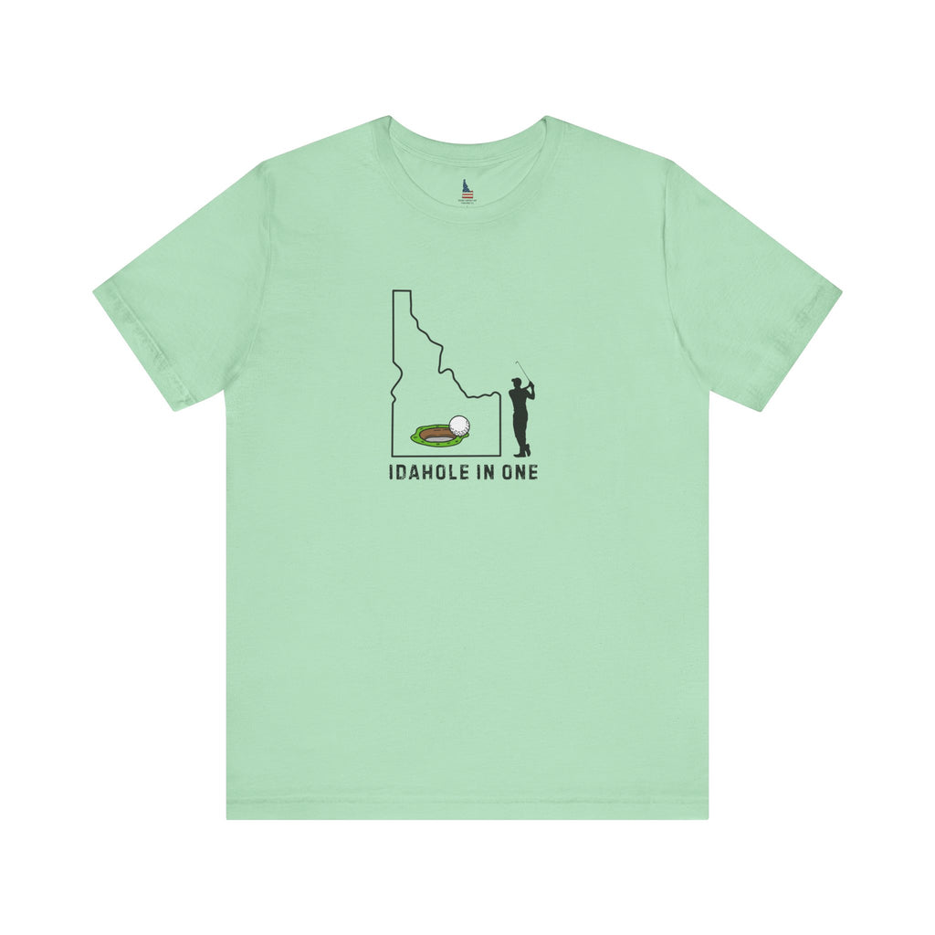 Idahole In One Men's Golf T-Shirt