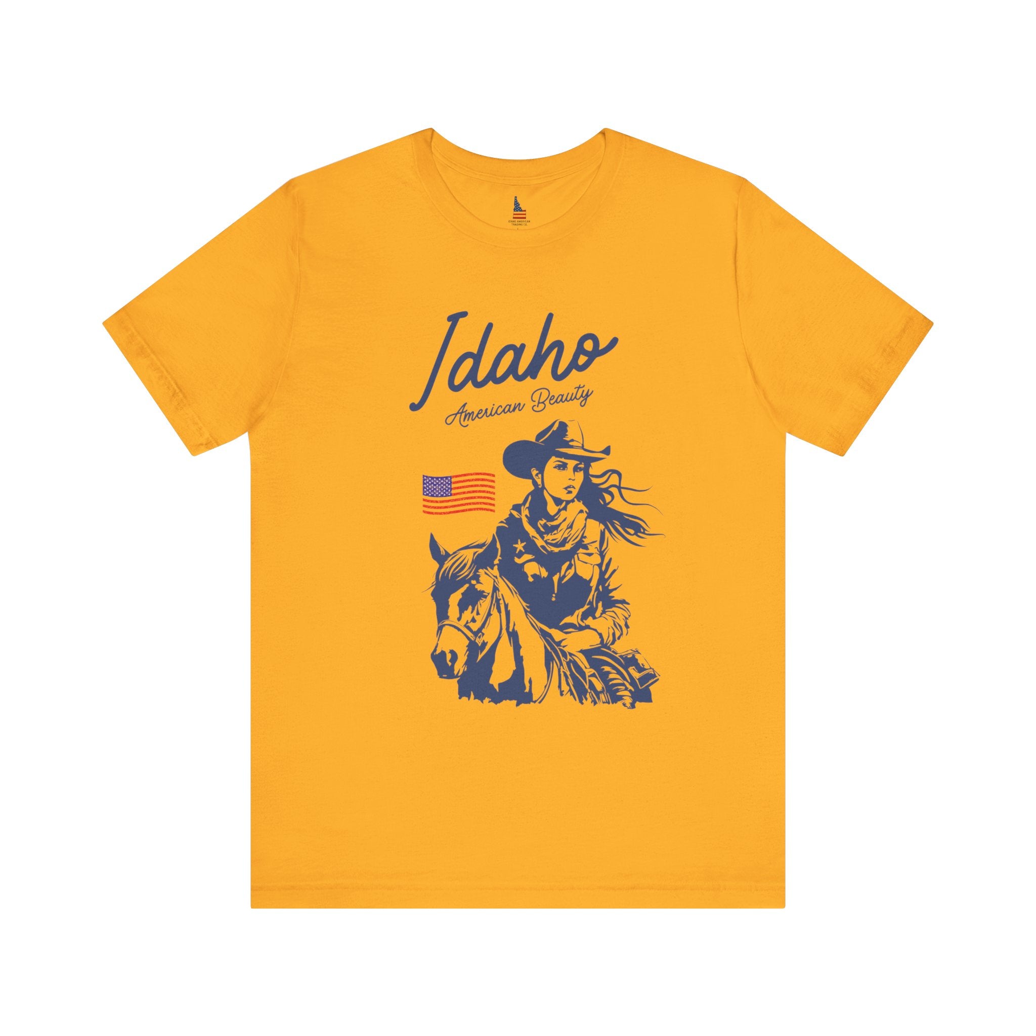 Idaho American Beauty Cowgirl Western T-Shirt