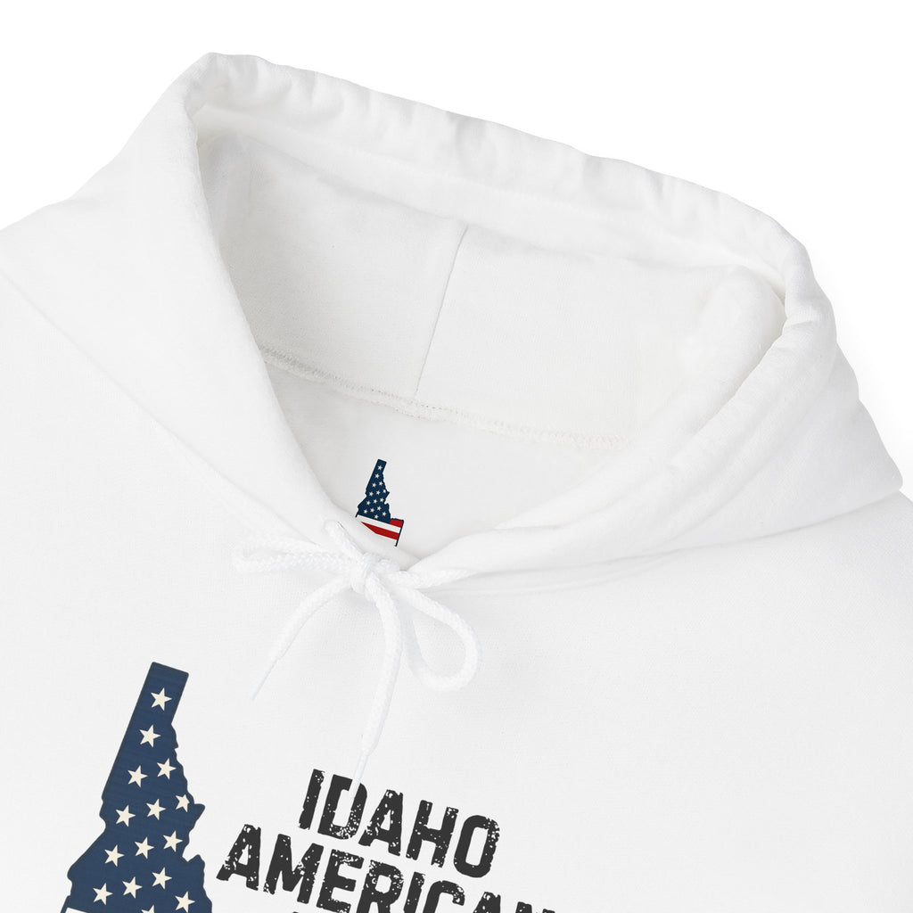 Idaho American Beauty Hoodie with Sleeve Logo