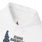 Idaho American Beauty Hoodie with Sleeve Logo