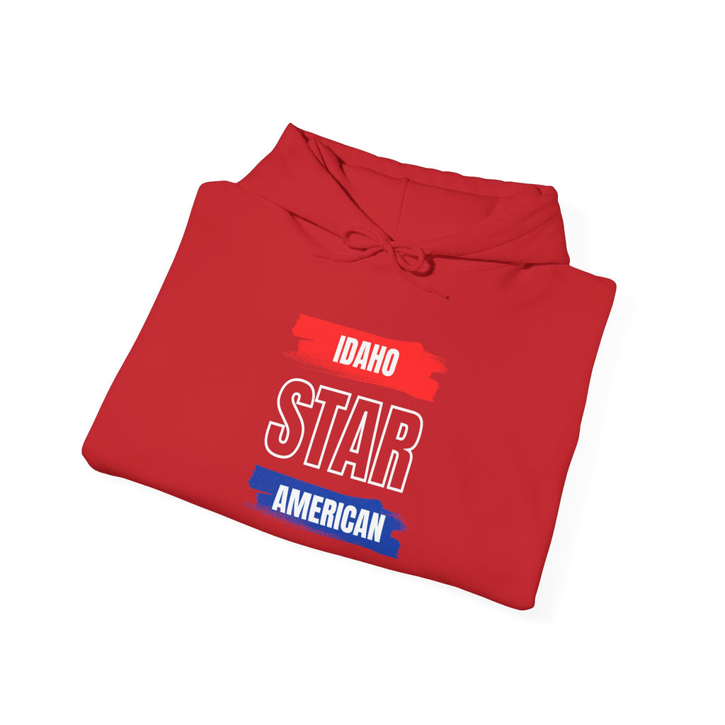 Idaho American 'Star' Hoodie with Sleeve Logo