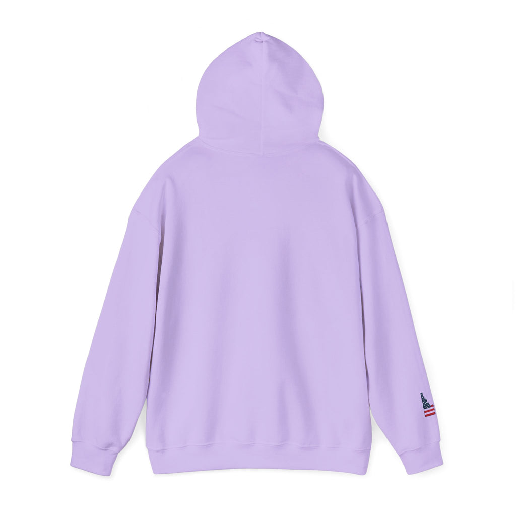 Idaho American Beauty Hoodie with Sleeve Logo