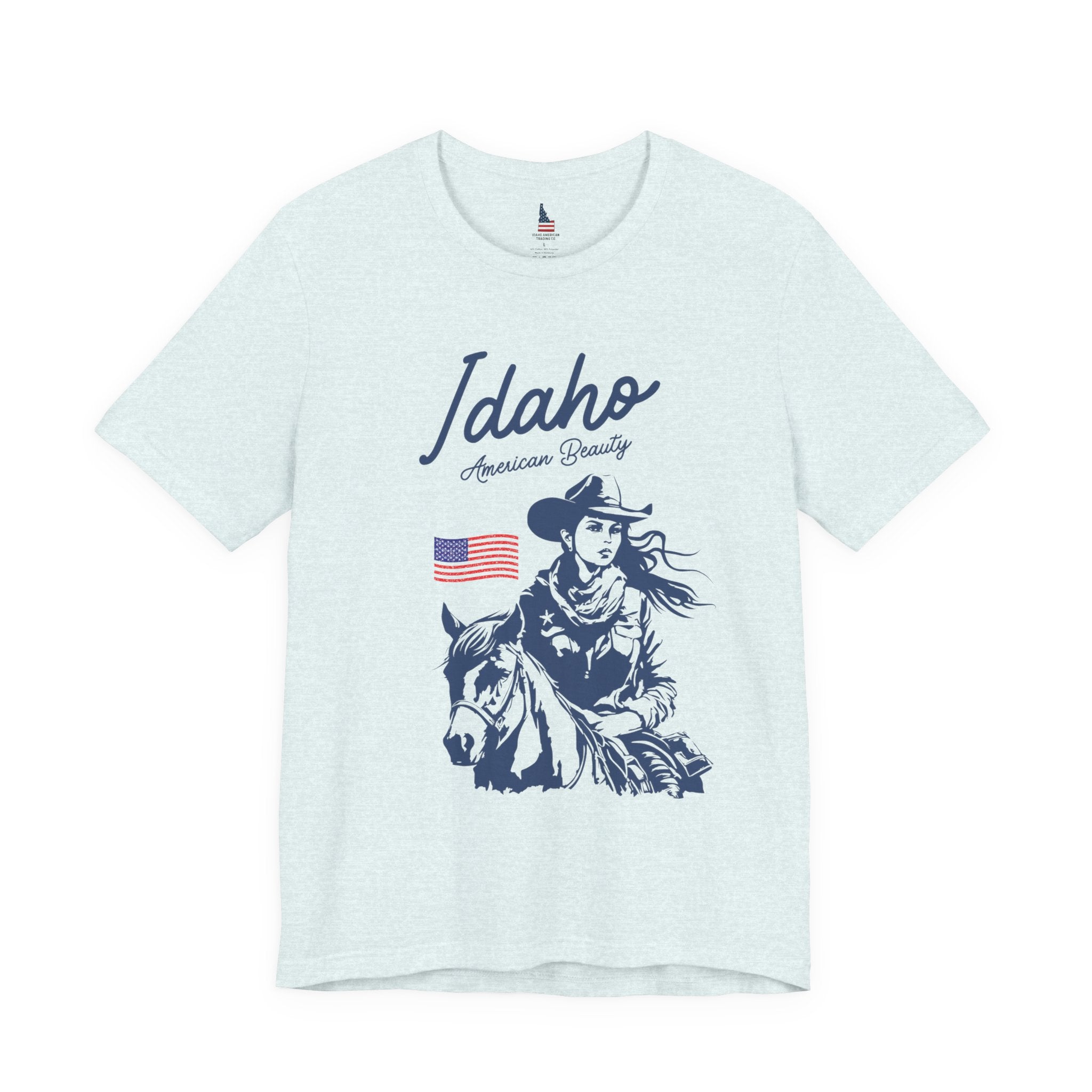 Idaho American Beauty Cowgirl Western T-Shirt