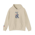 Idaho American Beauty Western Hoodie With Sleeve Logo