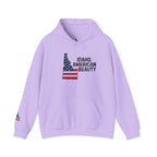 Idaho American Beauty Hoodie with Sleeve Logo