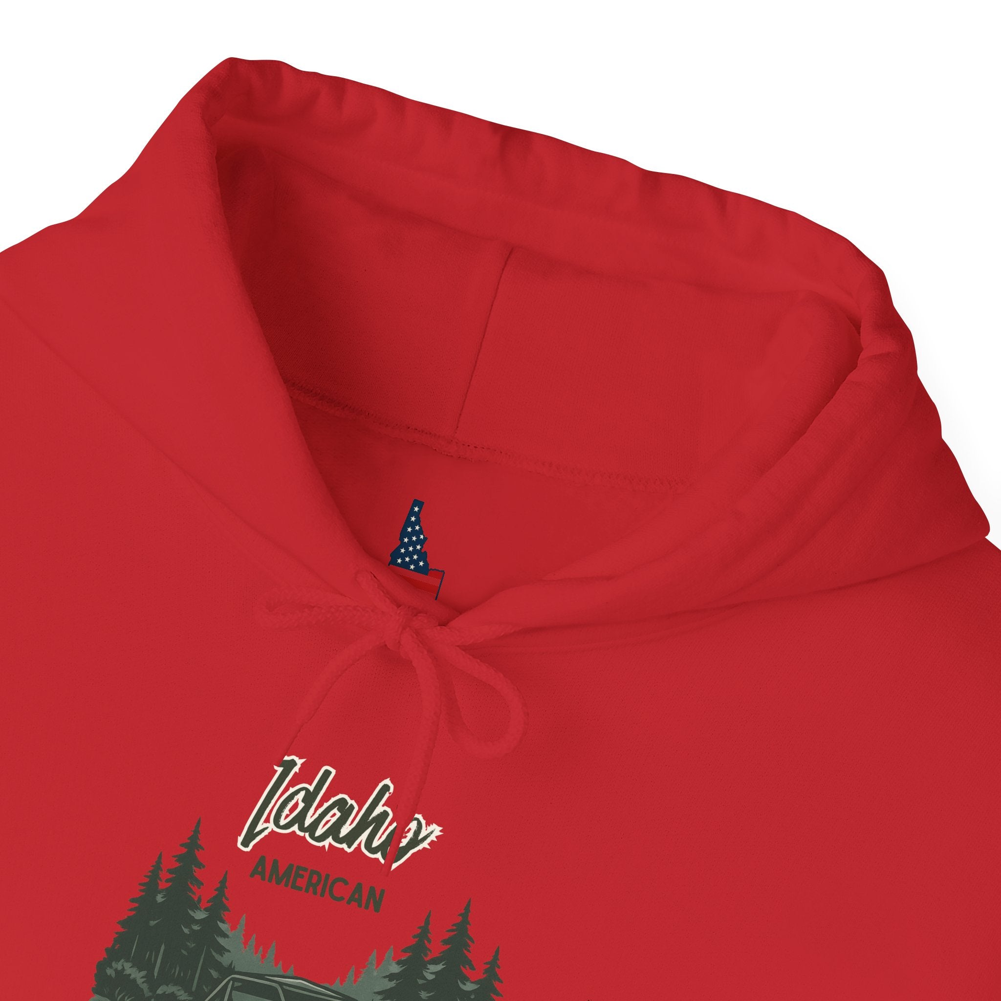 Idaho American 4x4 Club Hoodie with Sleeve Logo