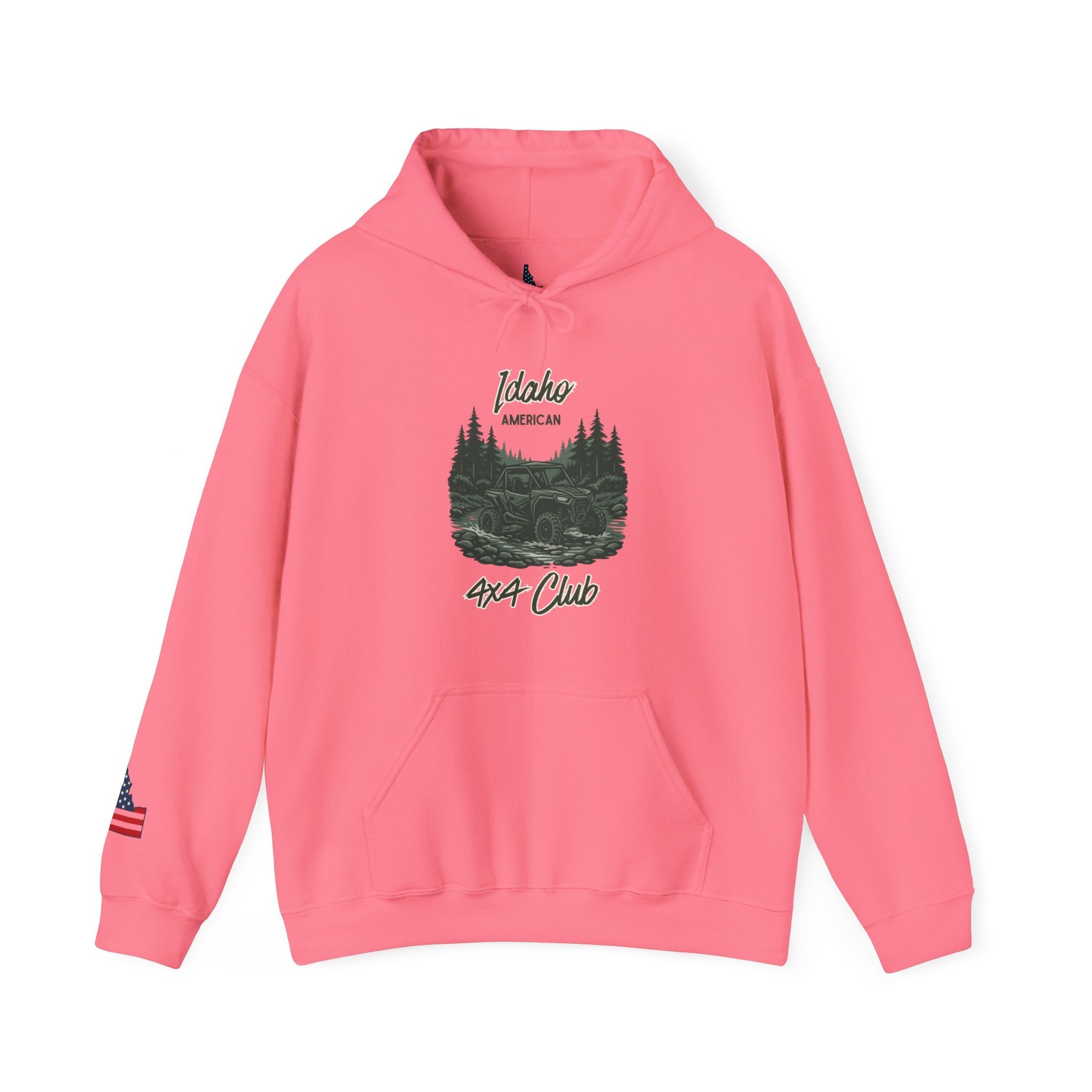 Idaho American 4x4 Club Hoodie with Sleeve Logo