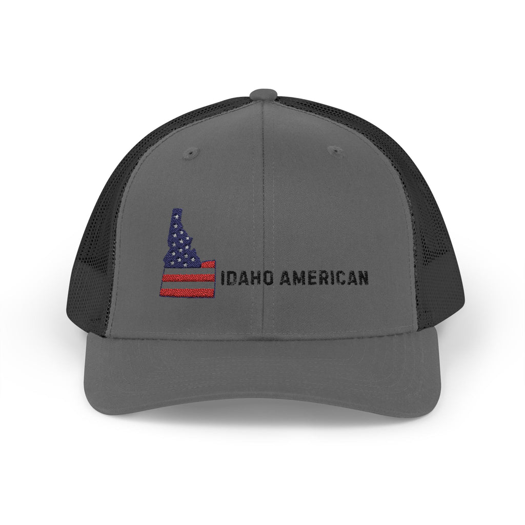 'Idaho American' Embroidered Snapback Trucker Cap