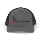 'Idaho American' Embroidered Snapback Trucker Cap