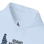 Idaho American Beauty Hoodie with No Sleeve Logo