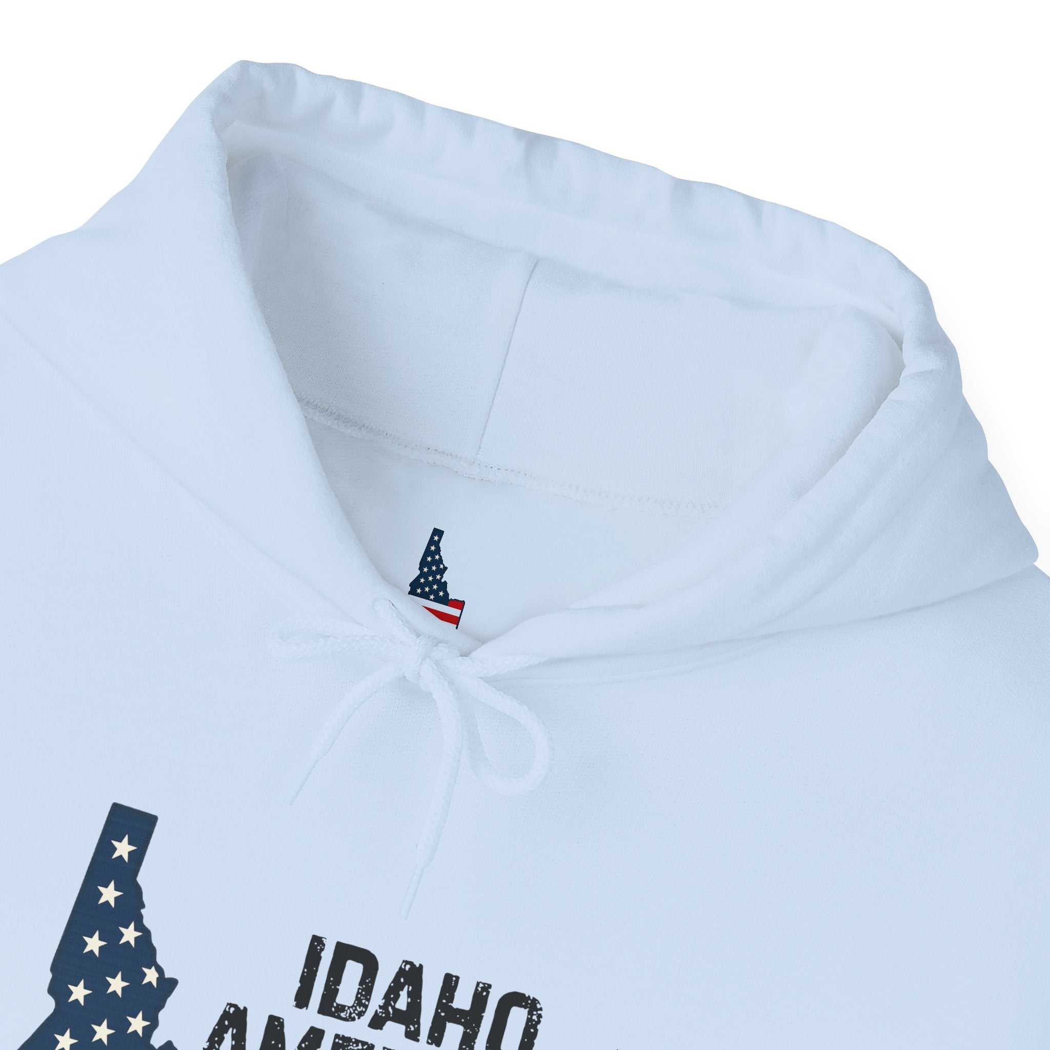 Idaho American Beauty Hoodie with No Sleeve Logo