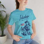 Idaho American Beauty Cowgirl Western T-Shirt