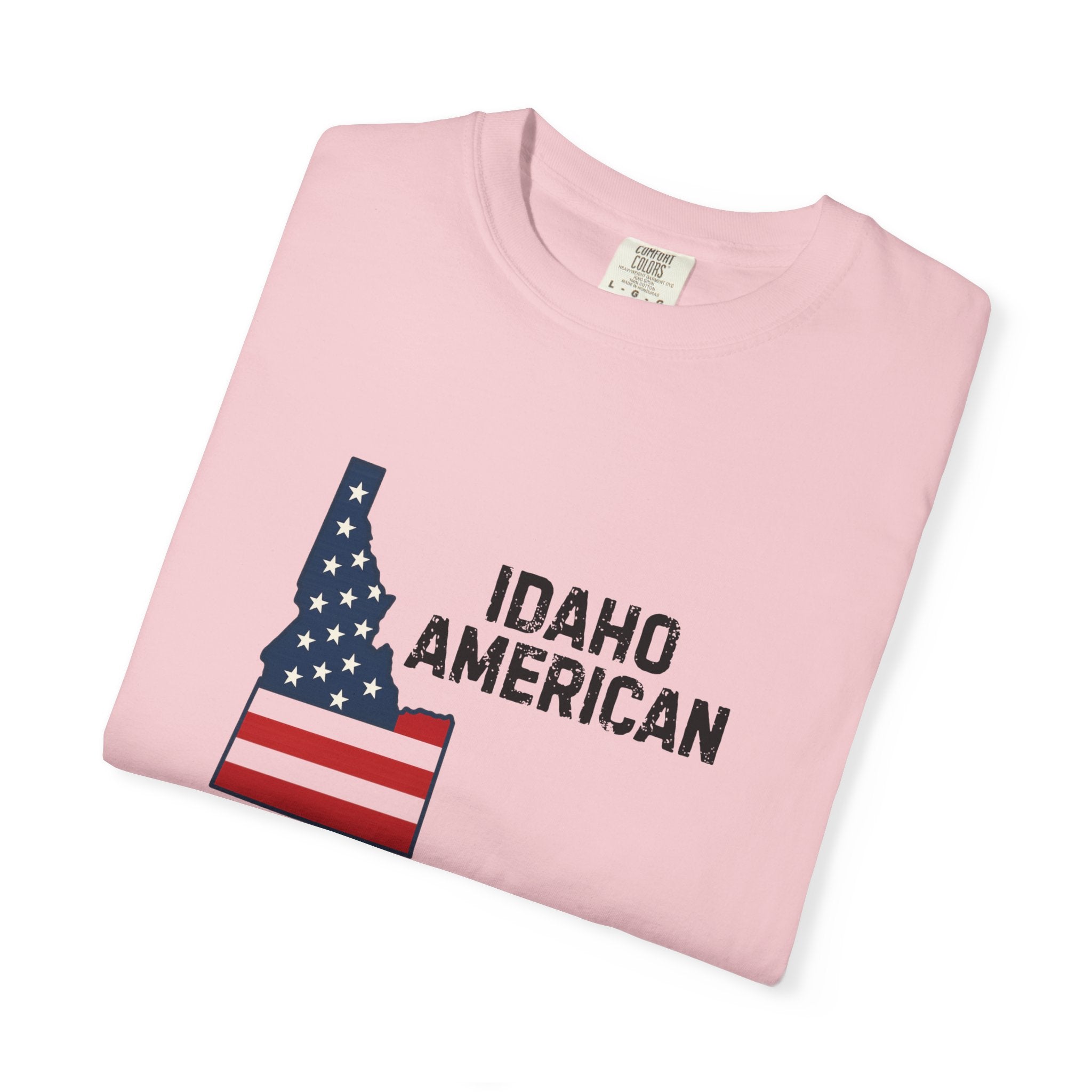 Idaho American T-Shirt with Logo on Back