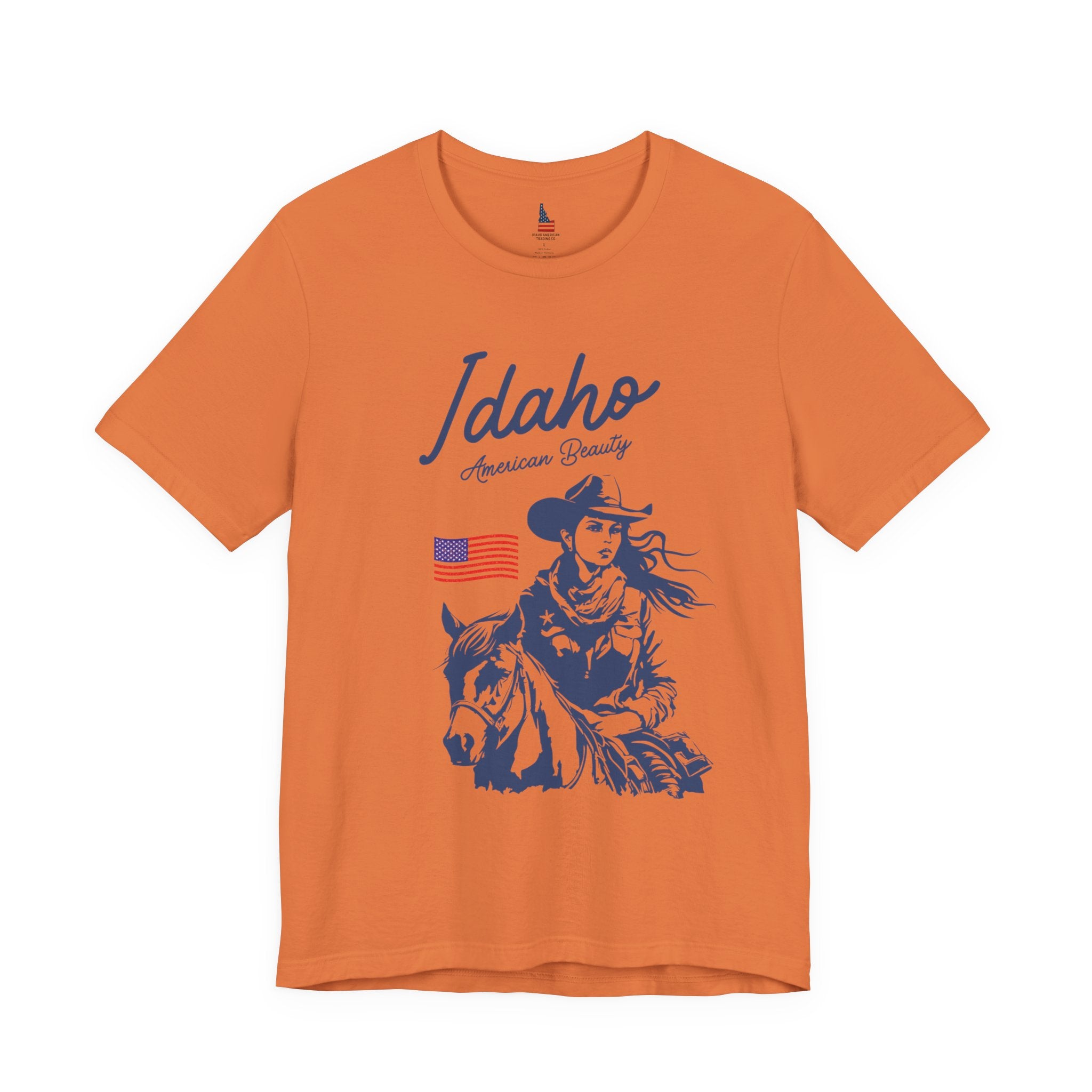 Idaho American Beauty Cowgirl Western T-Shirt