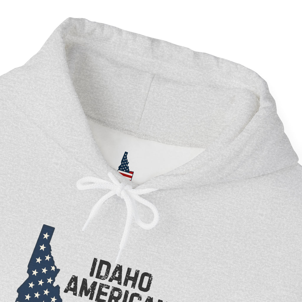 Idaho American Dad Hoodie with Sleeve Logo